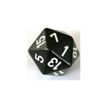 Chessex Chessex Xxl W20 Opaque Black/White