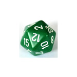 Chessex Chessex Xxl W20 Opaque Green/White