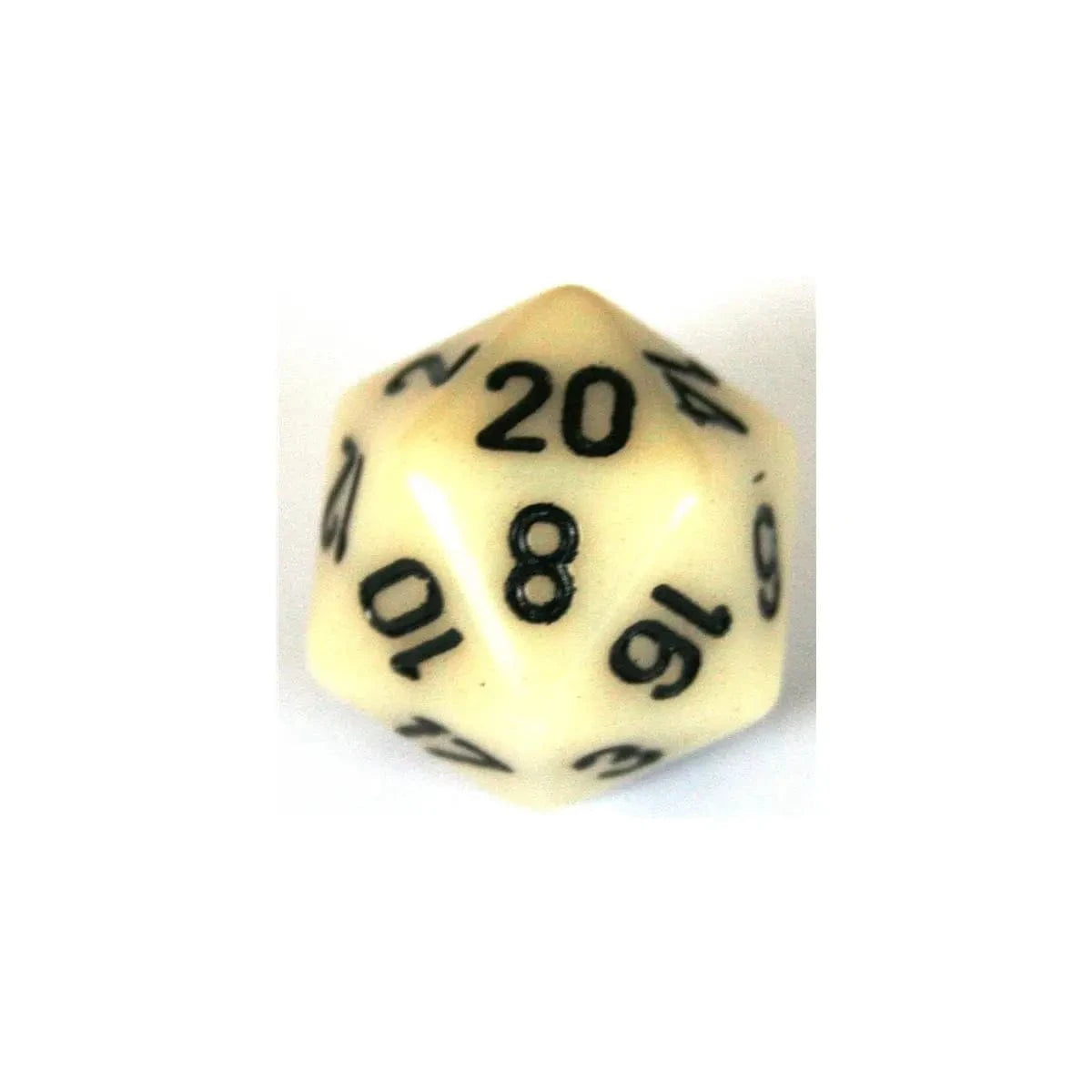Chessex Chessex Xxl W20 Opaque Ivory