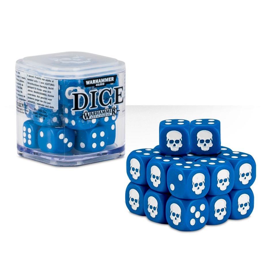 Games Workshop Blau CITADEL Würfel Set (12mm)