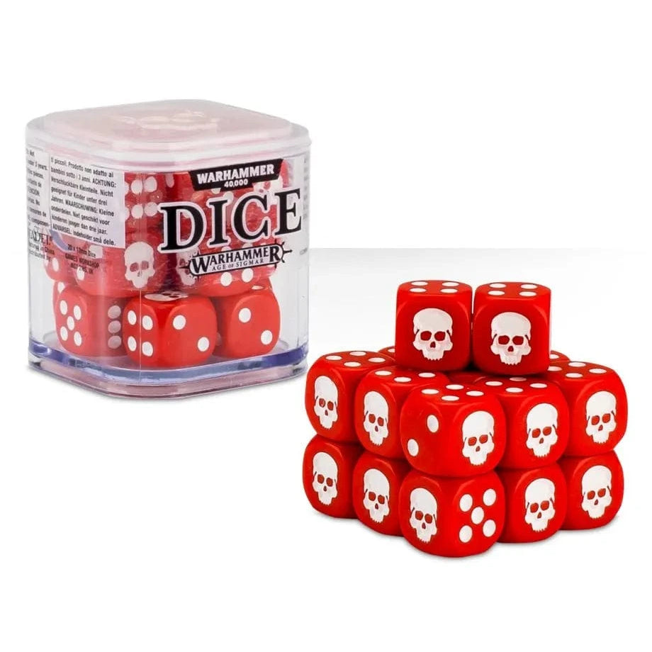 Games Workshop Rot CITADEL Würfel Set (12mm)