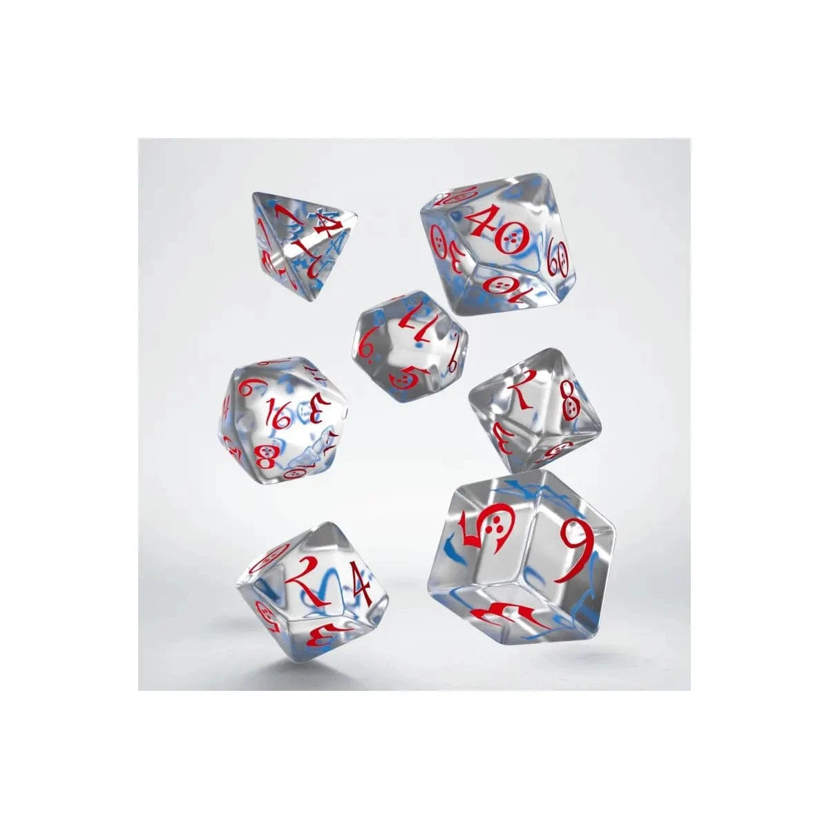 Q Workshop Classic RPG Translucent Blue/Red