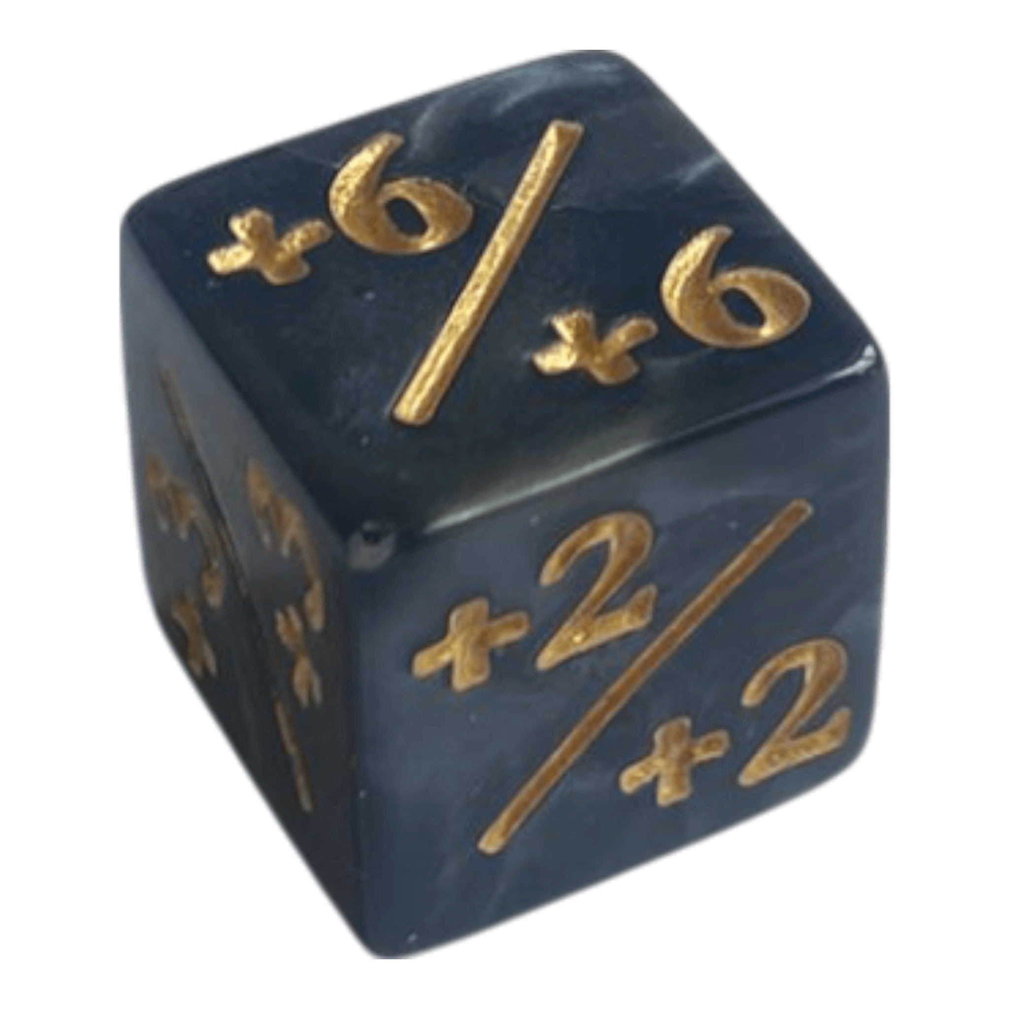 Würfel Stube Counter-Würfel Positiv in Perlmutt Schwarz