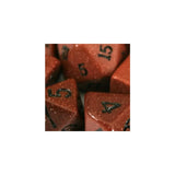 Crystal Caste Crystal Caste Goldstone Red Würfel Set 14mm