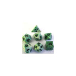 Crystal Caste Crystal Caste Green Jade Würfel Set 14mm