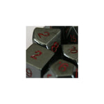 Crystal Caste Crystal Caste Hämatit Würfel Set 14mm (Rp) W6 Beschädigt