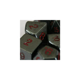 Crystal Caste Crystal Caste Hämatit Würfel Set 14mm (Rp) W6 Beschädigt