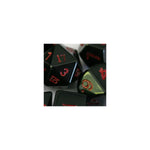 Crystal Caste Obsidian Würfel Set 14mm