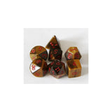 Crystal Caste Tigerauge Würfel Set 12mm