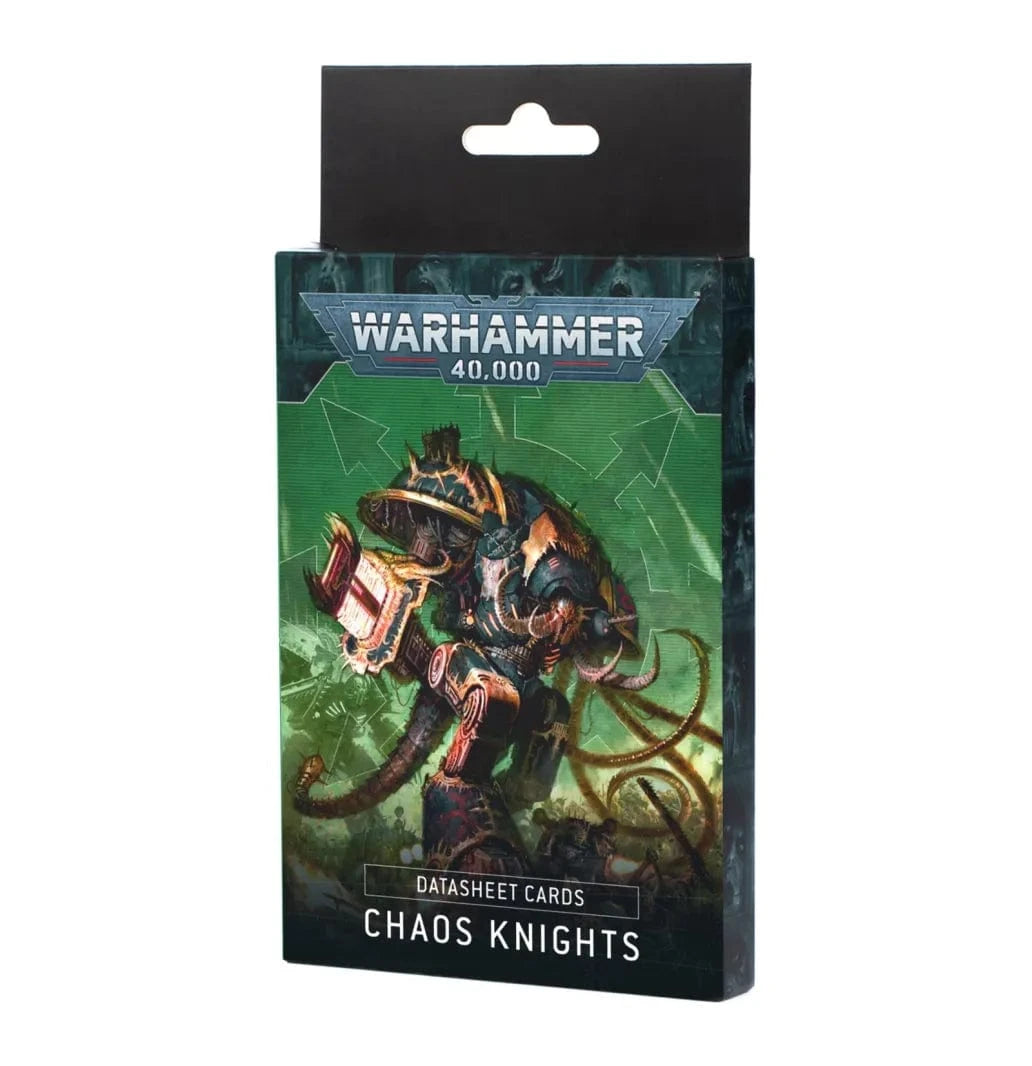 Games Workshop Datasheet Cards: Chaos Knights (Englisch)