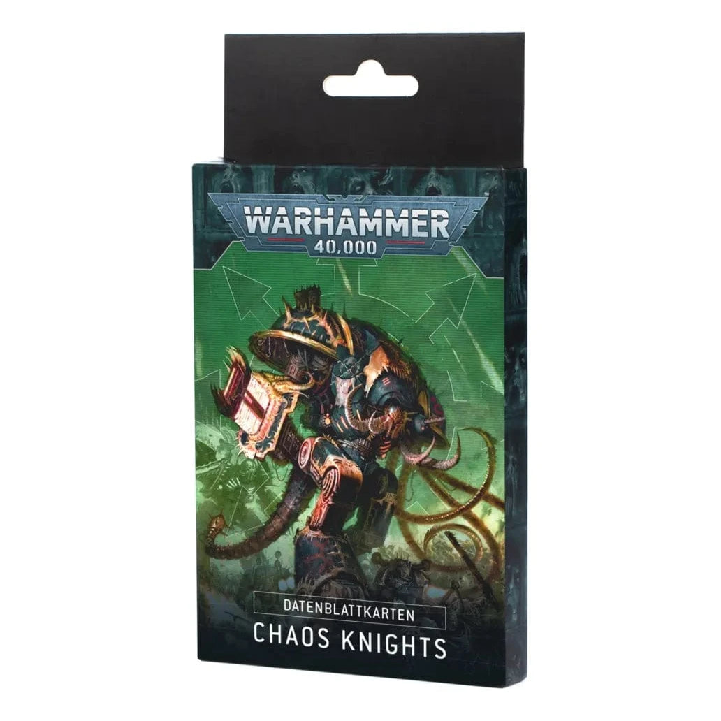Games Workshop Datenblattkarten: Chaosritter (Deutsch)