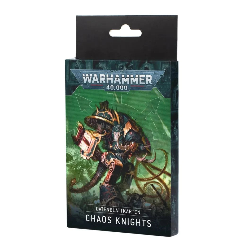 Games Workshop Datenblattkarten: Chaosritter (Deutsch)