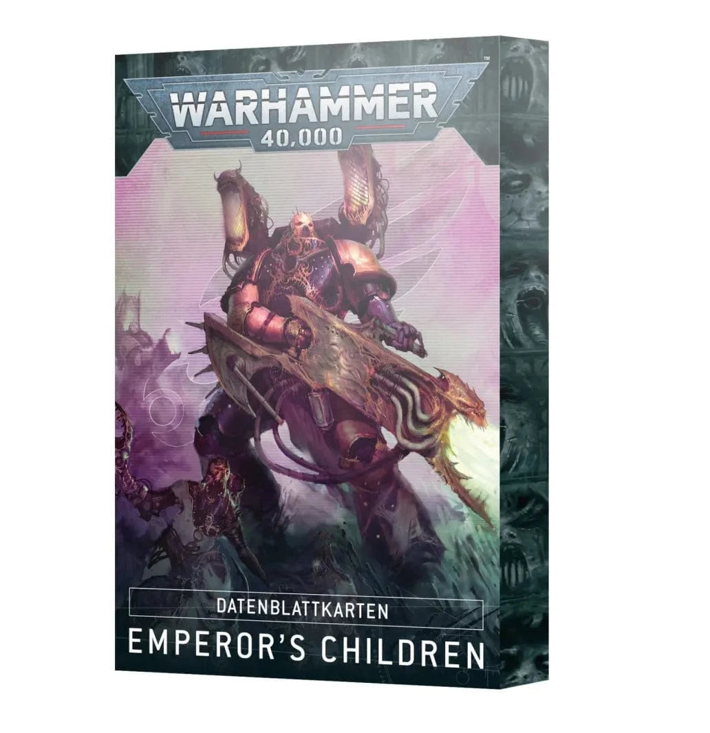 Games Workshop DATENBLATTKARTEN: EMPEROR´s CHILDREN (DEUTSCH)