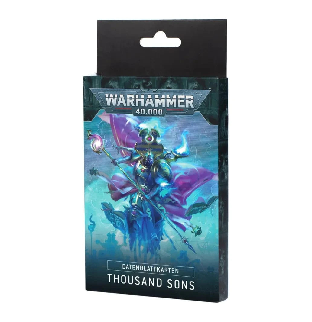 Games Workshop Datenblattkarten: Thousand Sons (Deutsch)