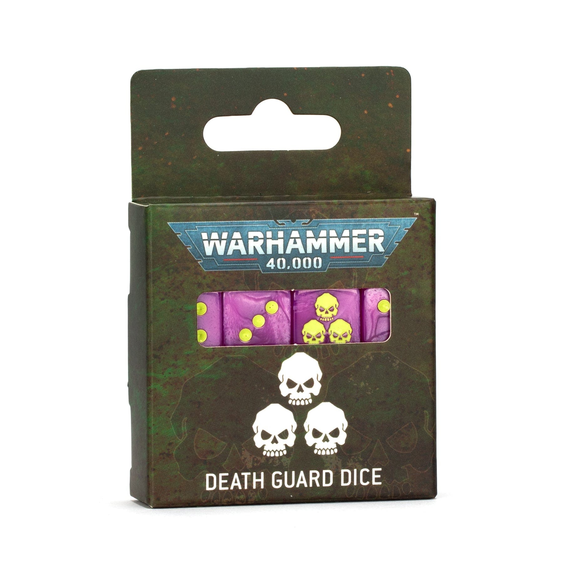 Games Workshop Würfel DEATH GUARD WÜRFEL SET