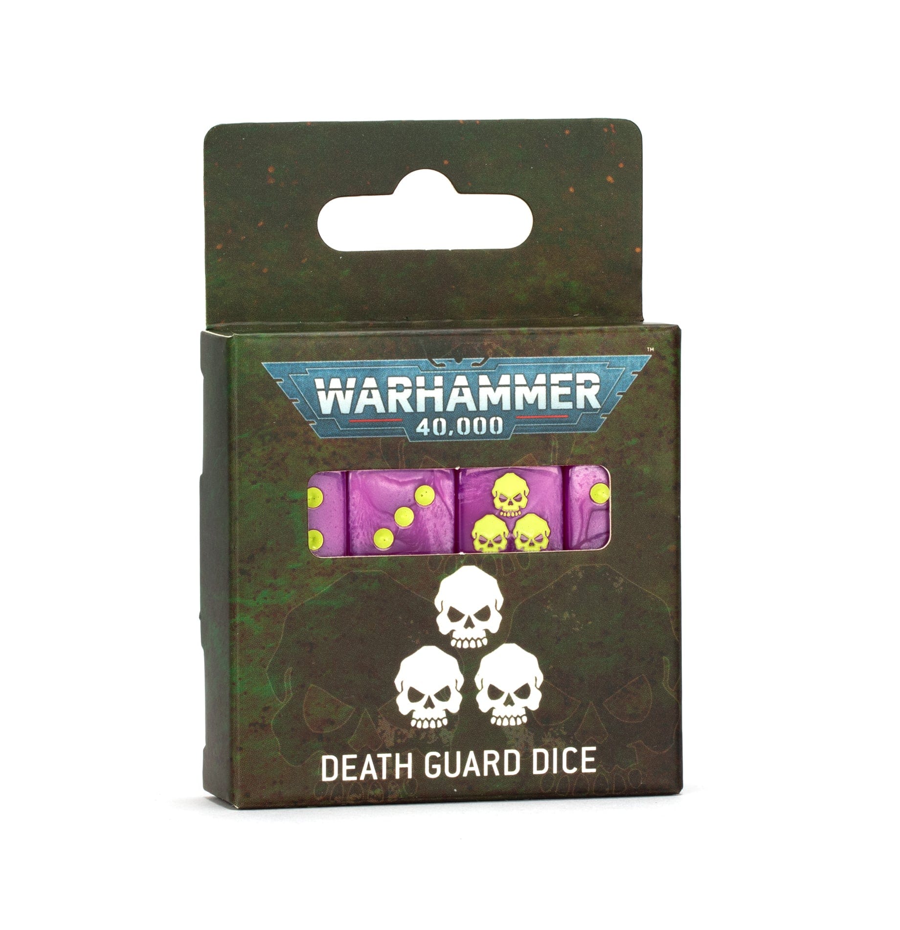 Games Workshop Würfel DEATH GUARD WÜRFEL SET
