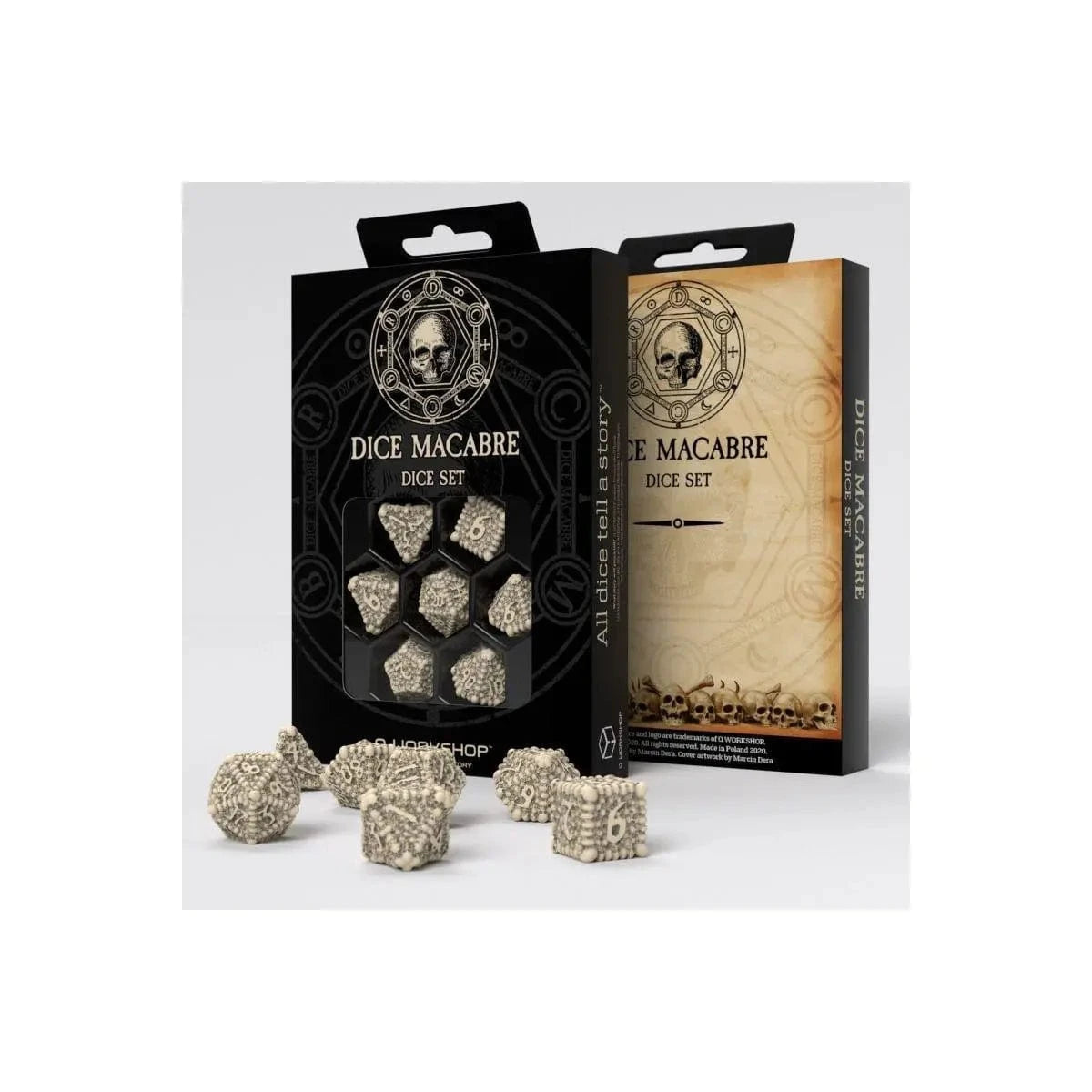 Q Workshop Dice Macabre Set