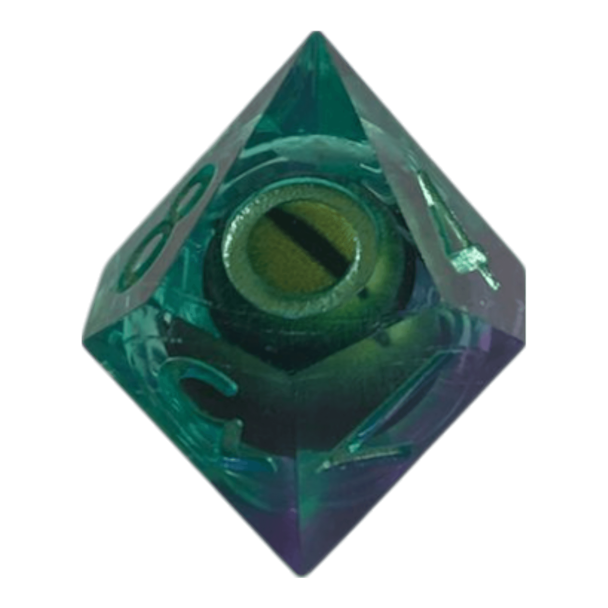 Würfel Stube Drachenaugen-Würfel Blau-Lila W10