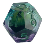 Würfel Stube Drachenaugen-Würfel Blau-Lila W12