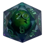 Würfel Stube Drachenaugen-Würfel Blau-Lila W20