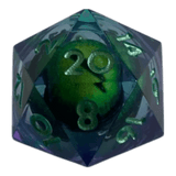 Würfel Stube Drachenaugen-Würfel Blau-Lila W20