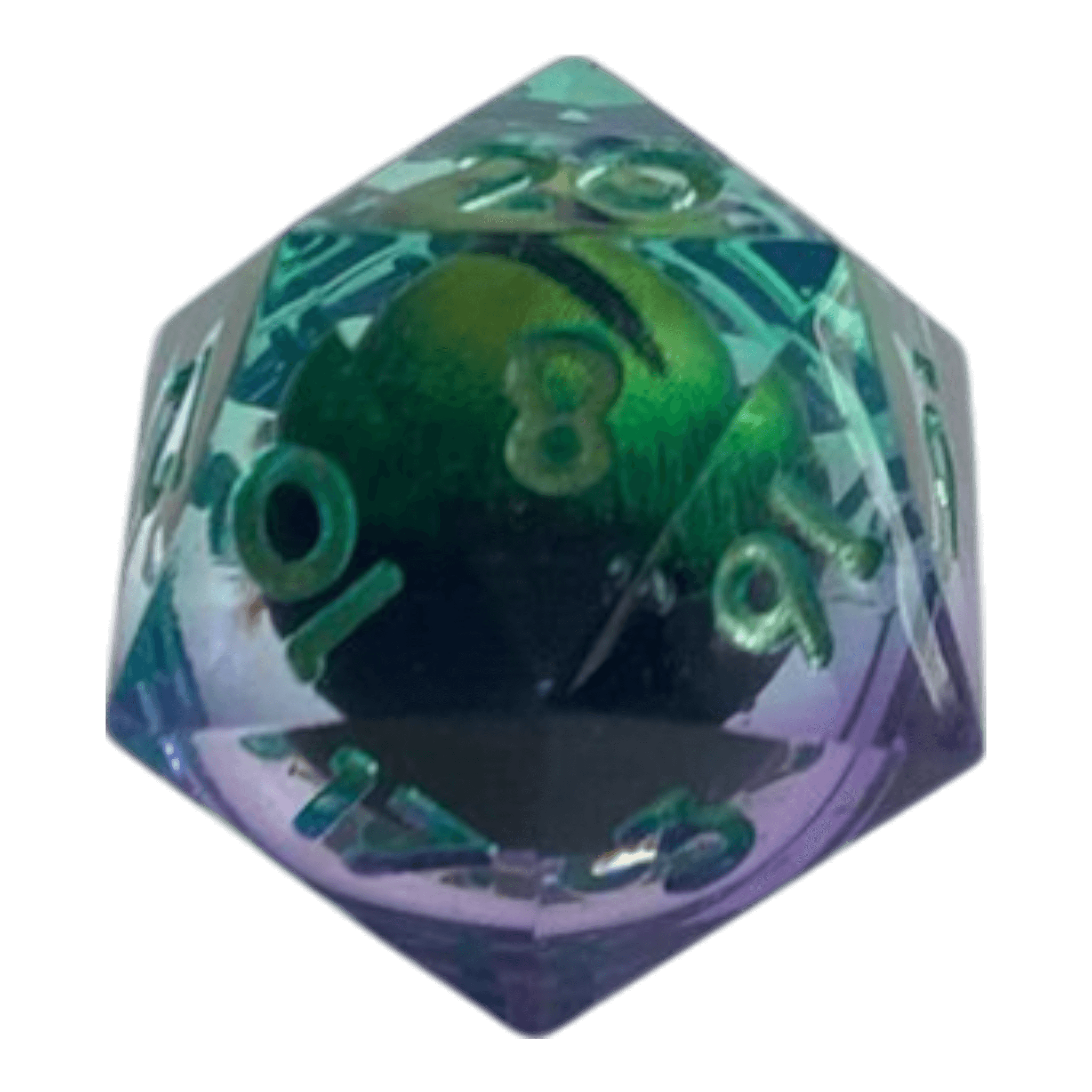 Würfel Stube Drachenaugen-Würfel Blau-Lila W20