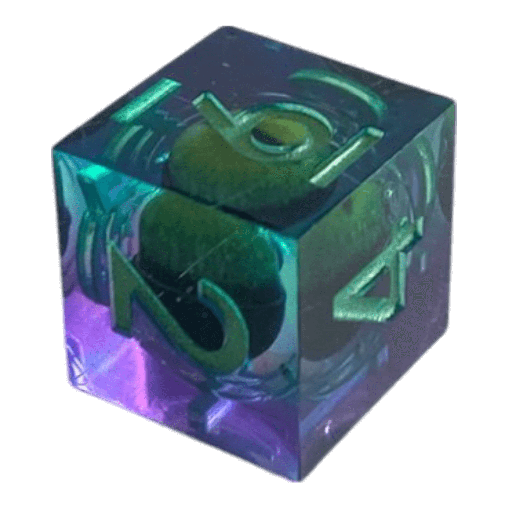 Würfel Stube Drachenaugen-Würfel Blau-Lila W6