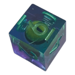 Würfel Stube Drachenaugen-Würfel Blau-Lila W6