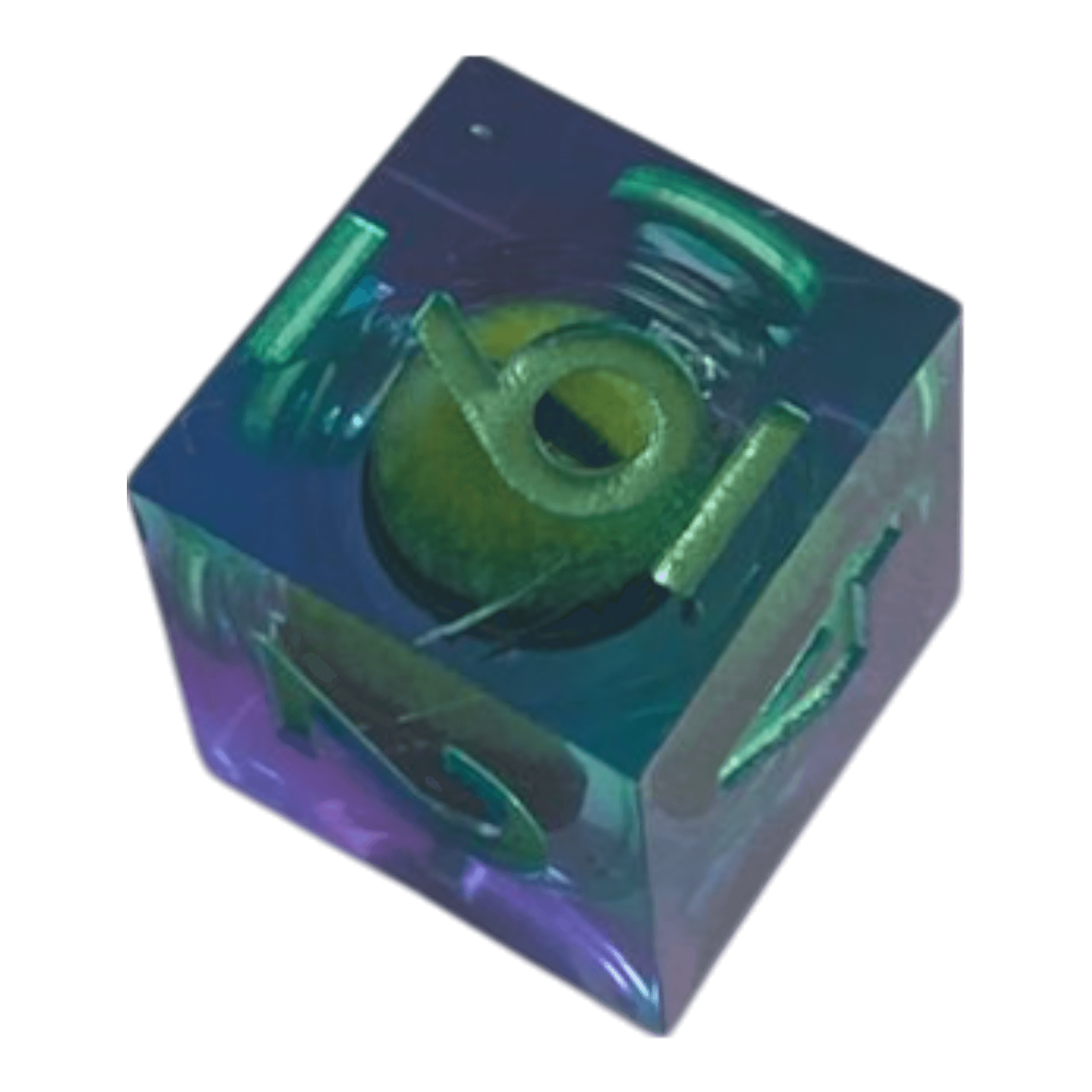 Würfel Stube Drachenaugen-Würfel Blau-Lila W6