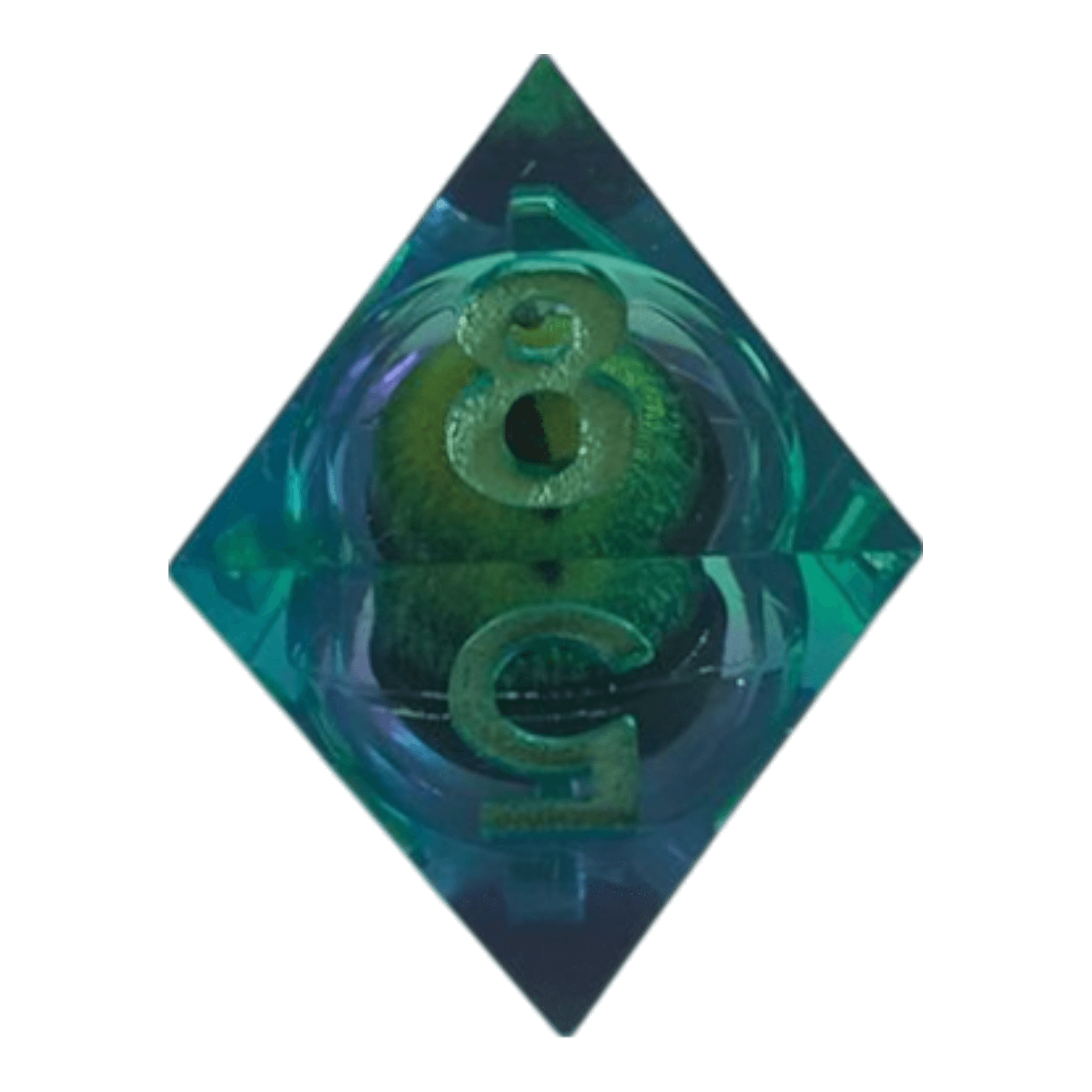 Würfel Stube Drachenaugen-Würfel Blau-Lila W8