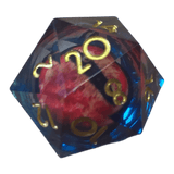 Würfel Stube Drachenaugen-Würfel Blau-Rot W20