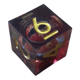 Würfel Stube Drachenaugen-Würfel Blau-Rot W6