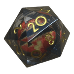 Würfel Stube Drachenaugen-Würfel clear W20