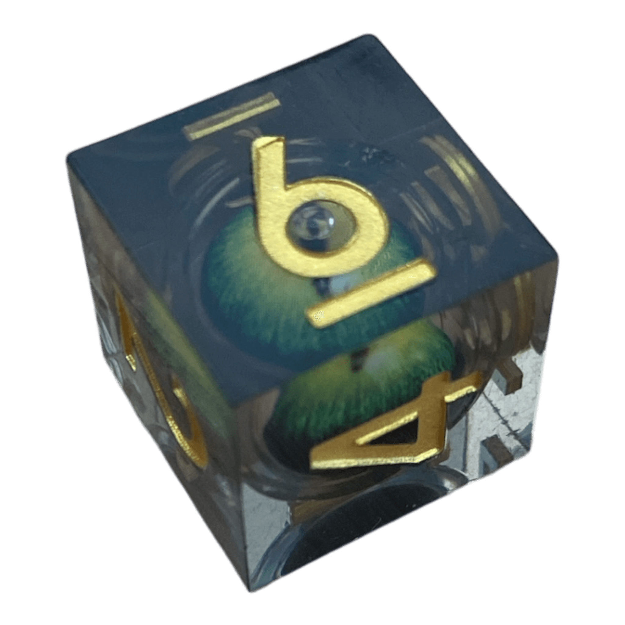 Waerfel Stube Drachenaugen-Würfel grün W6