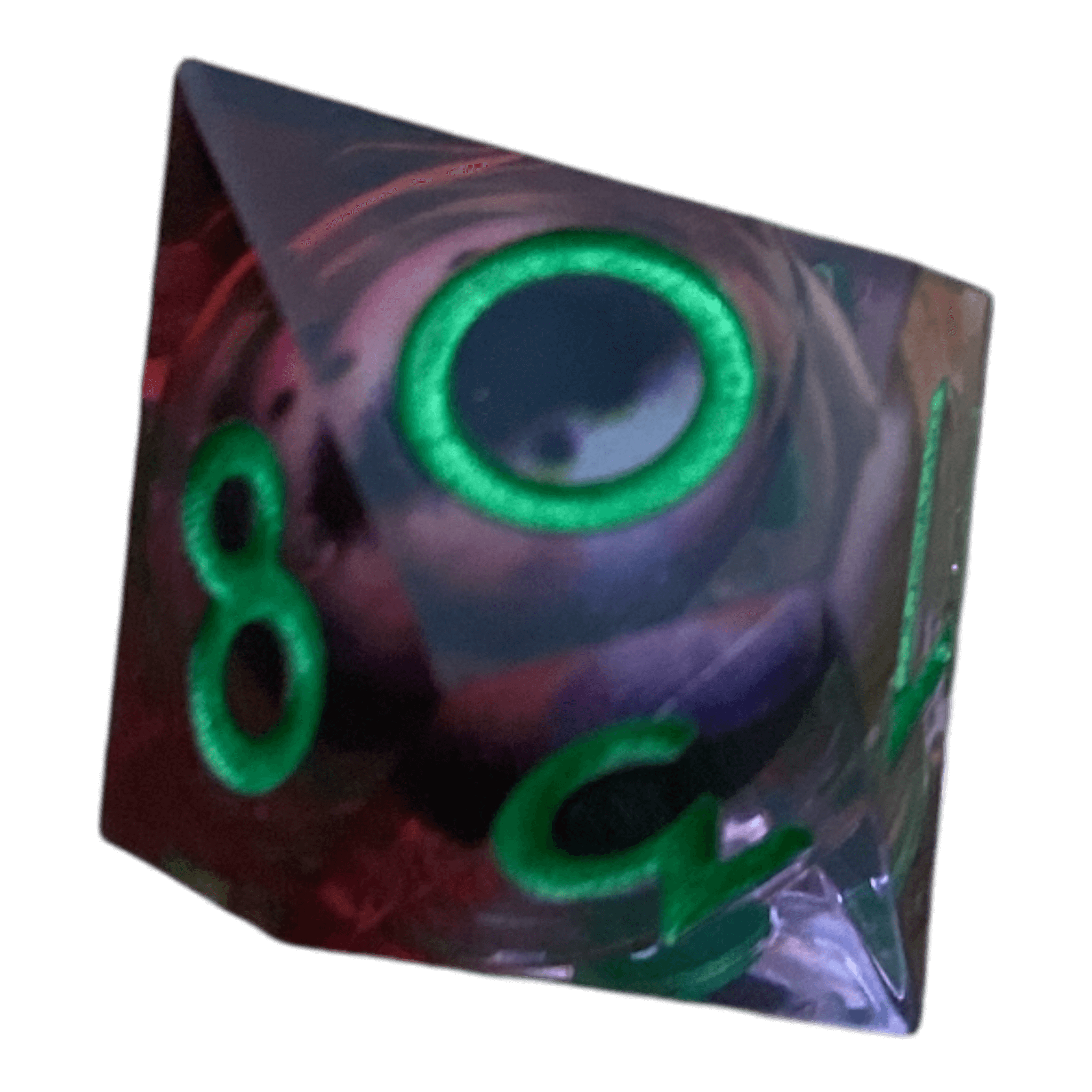 Waerfel Stube Drachenaugen-Würfel lila W10