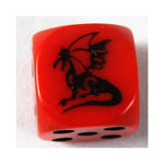 DrachenWürfel W6 rot