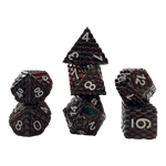 Würfel Stube Dragon Scale Dunkelrot Set