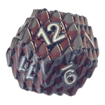 Würfel Stube Dragon Scale Dunkelrot W12