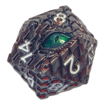 Würfel Stube Dragon Scale Dunkelrot W20