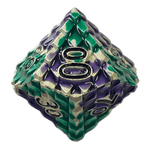 Würfel Stube Dragon Scale Grün/Lila W10-0