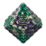 Würfel Stube Dragon Scale Grün/Lila W10-0