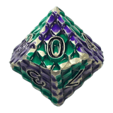 Würfel Stube Dragon Scale Grün/Lila W10