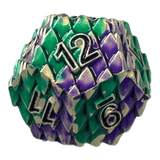 Würfel Stube Dragon Scale Grün/Lila W12