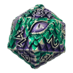 Würfel Stube Dragon Scale Grün/Lila W20