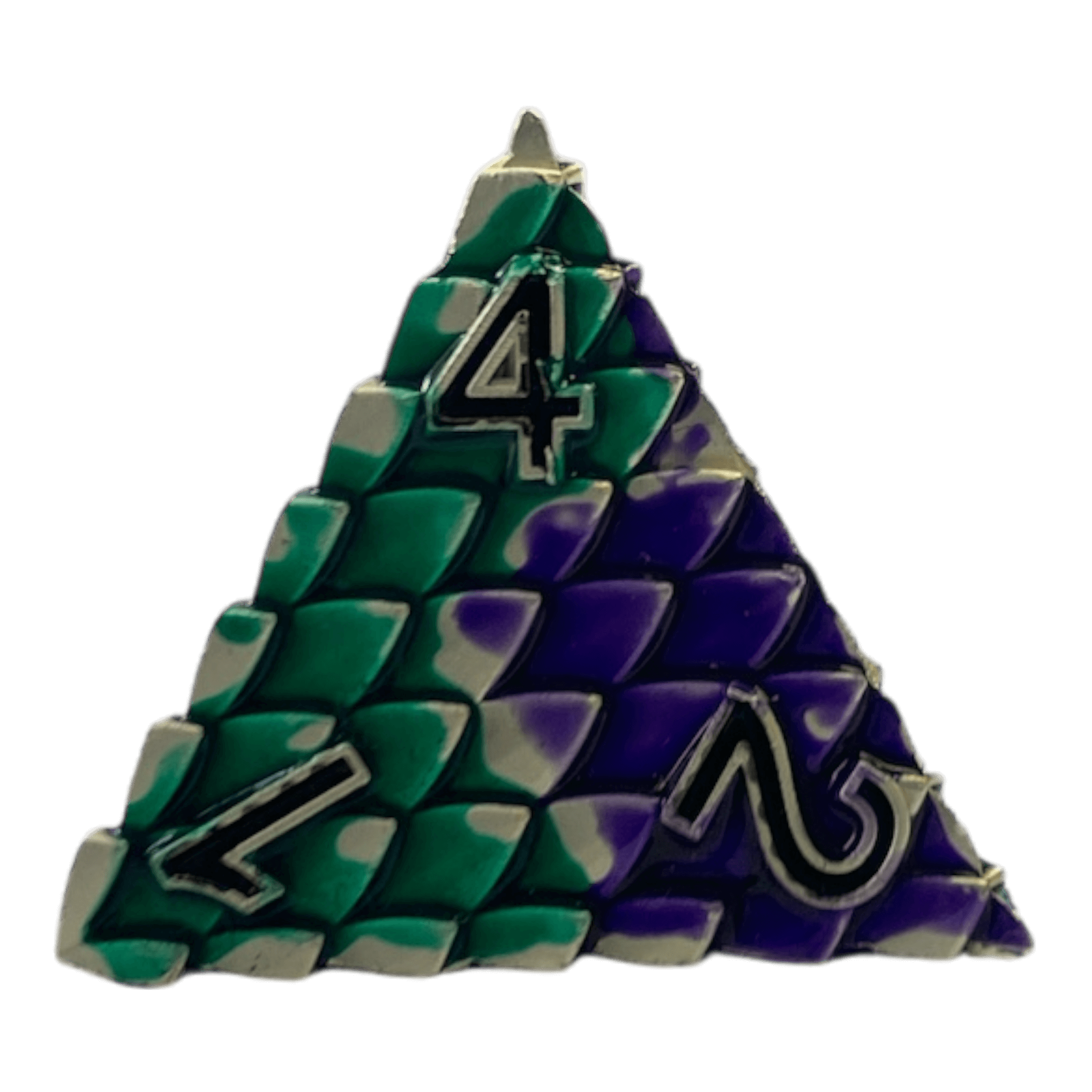 Würfel Stube Dragon Scale Grün/Lila W4