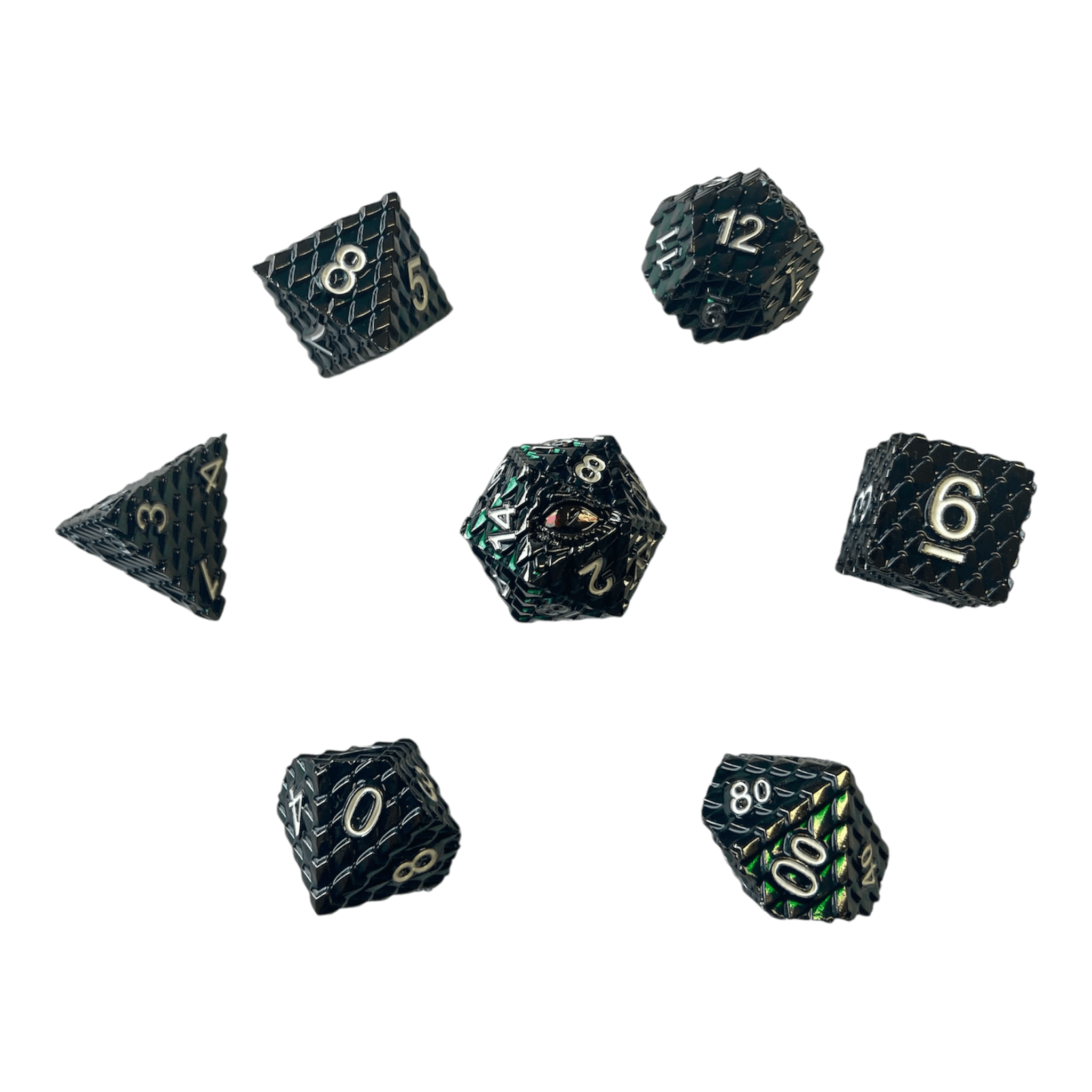 Würfel Stube Dragon Scale Grün Set