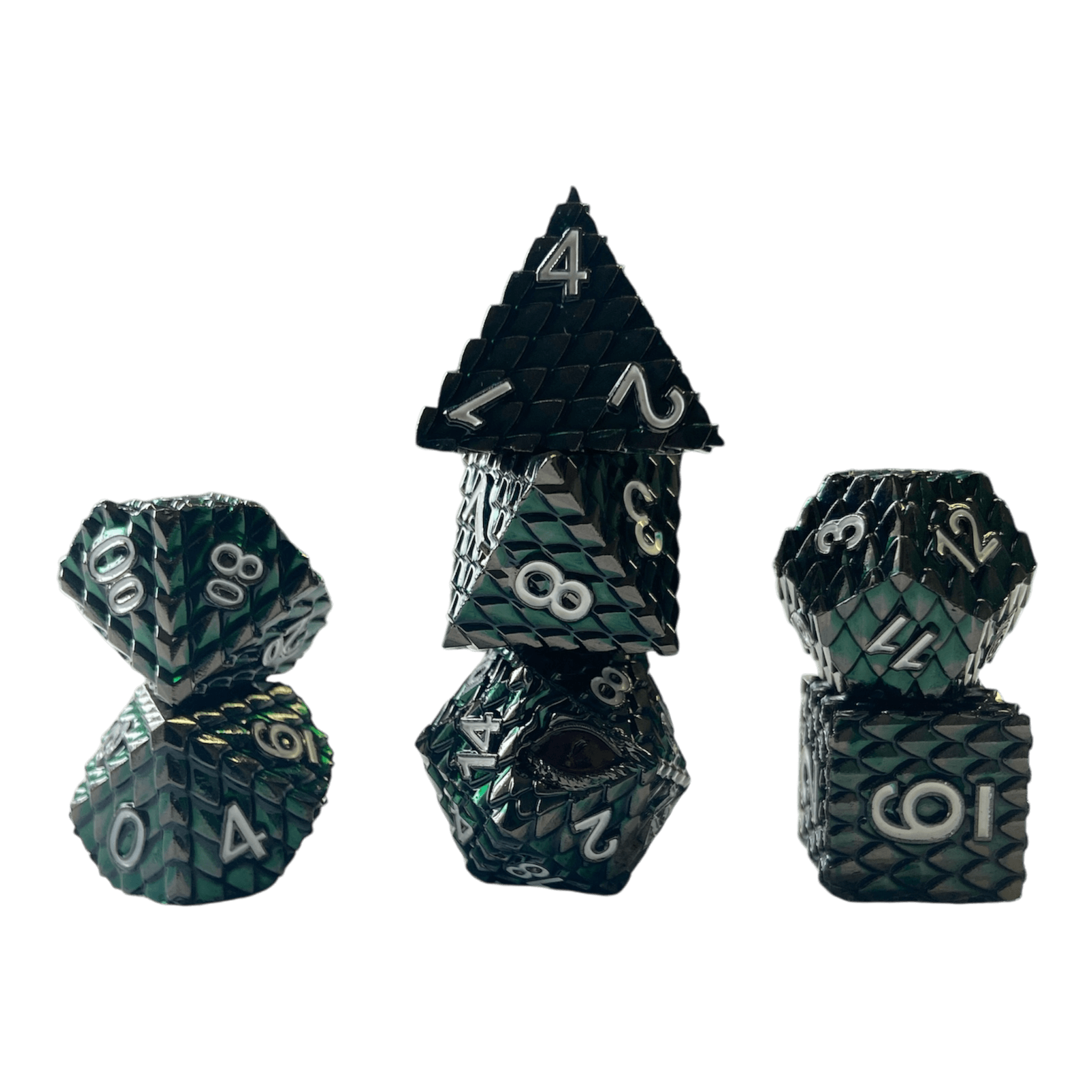 Würfel Stube Dragon Scale Grün Set