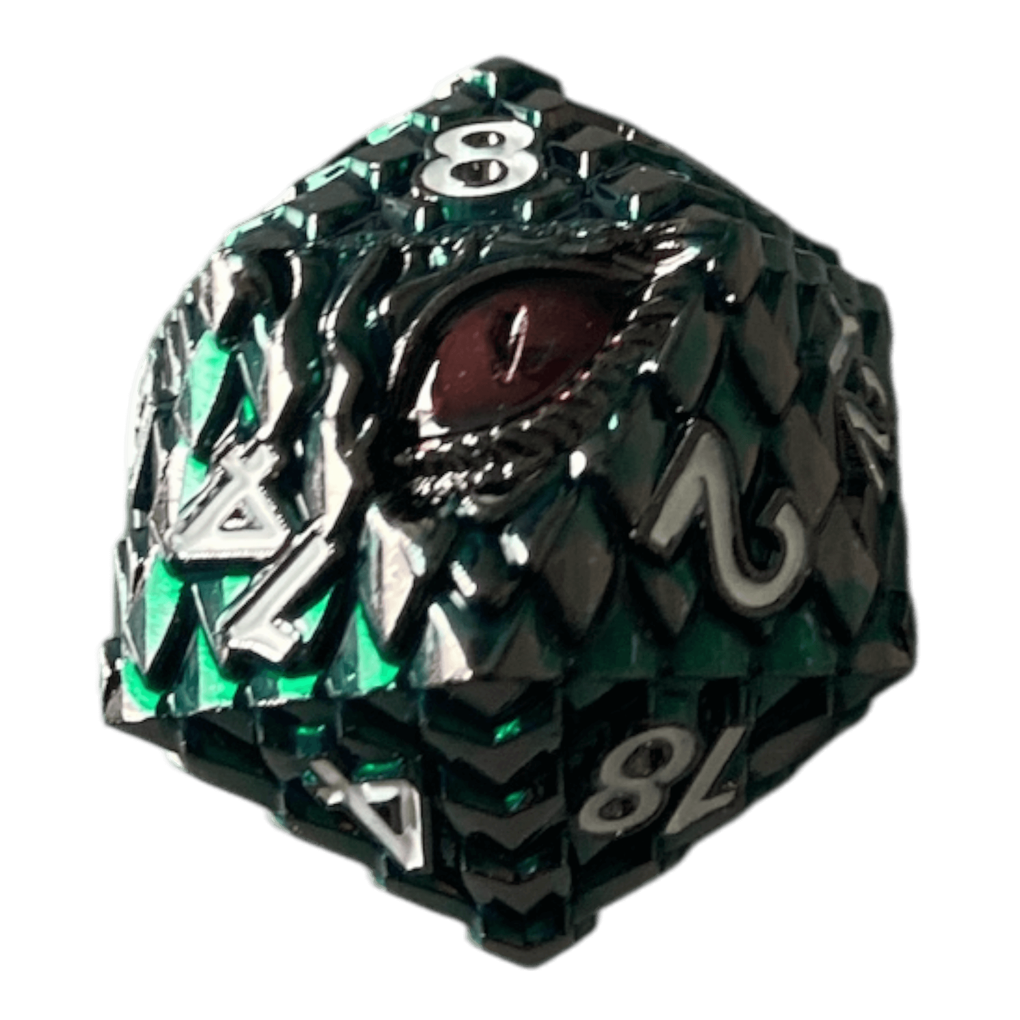 Würfel Stube Dragon Scale Grün W20