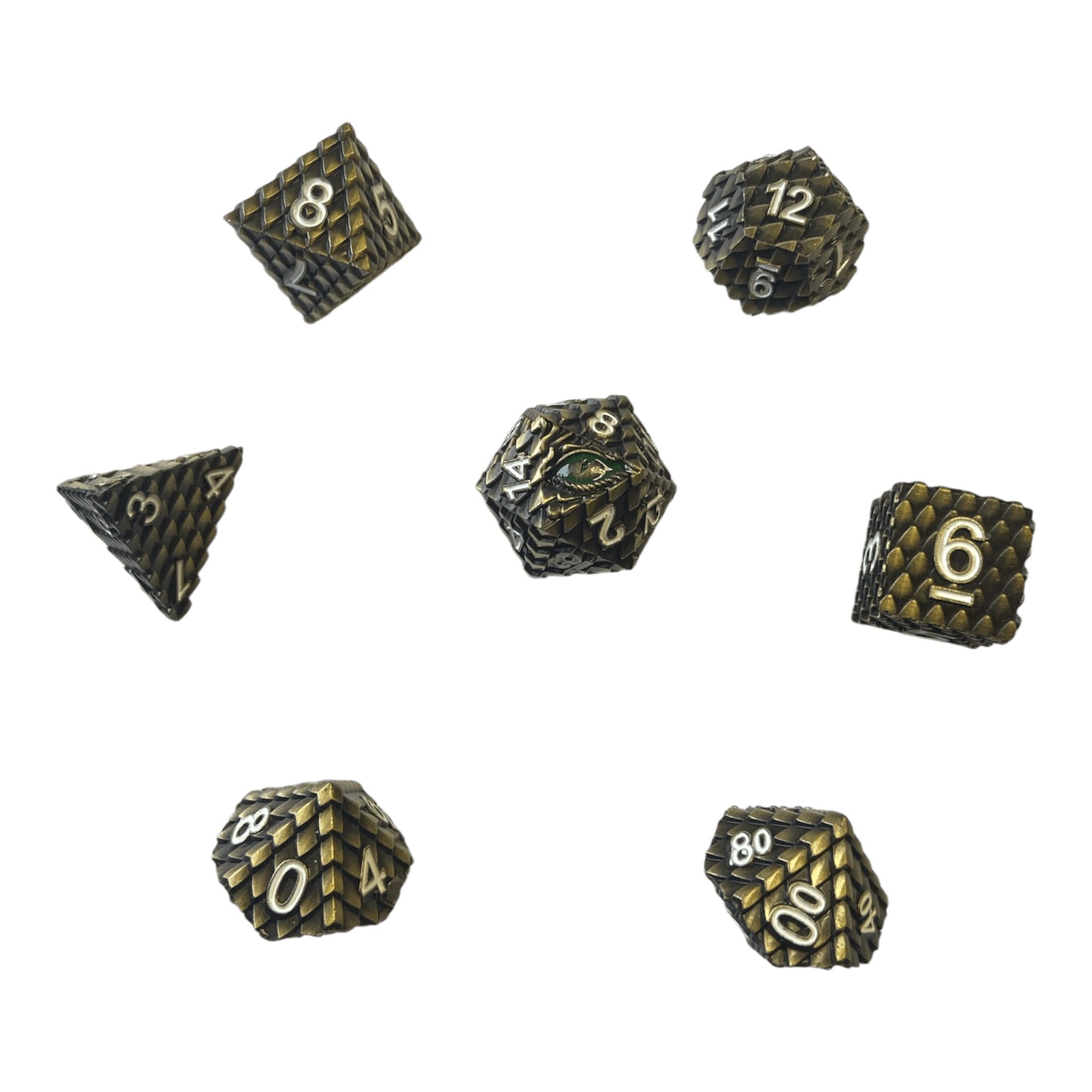 Würfel Stube Dragon Scale Kupfer Set