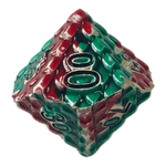 Würfel Stube Dragon Scale Rot/Grün W10-0